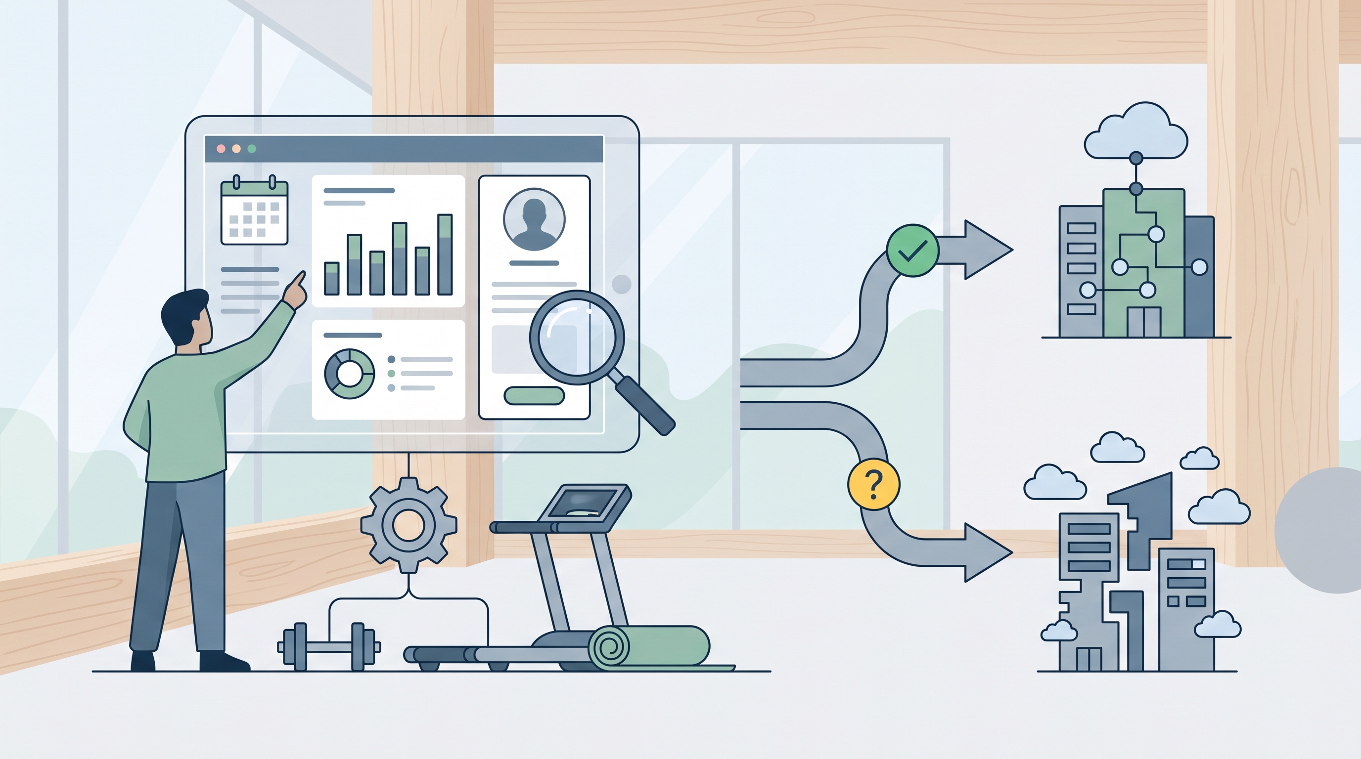 Illustrasjon til Finegym.io Review: What Gym Owners Need to Know Before Signing Up